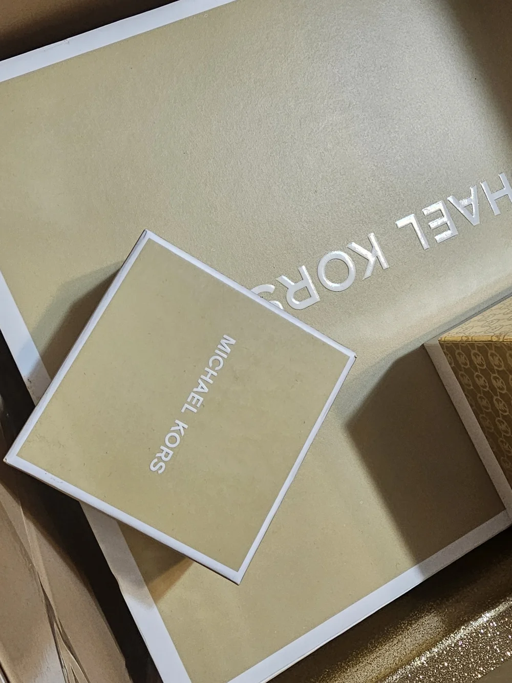 Michael Kors Gold-Tone Gift Box Set - Gold